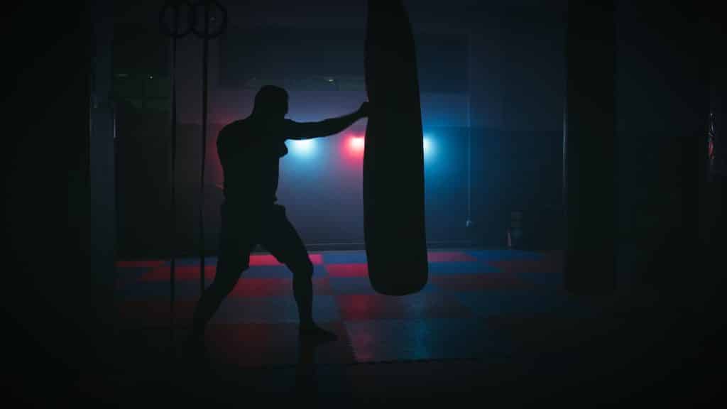 Boxing as a sport to release tension